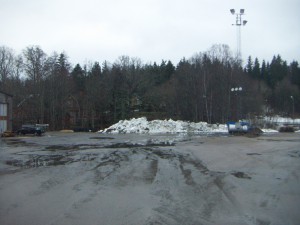 En grå och blöt dag.