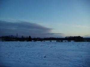 Halvklart ikväll.