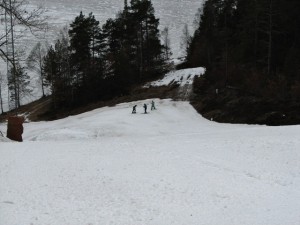 Skidbacken på Aboda Klint idag