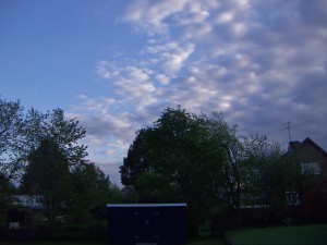 Kvällshimmel i Fågelfors 20130522