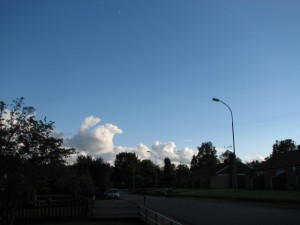 Lite sol ikväll