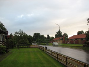 Det syns en ljusning i väster.