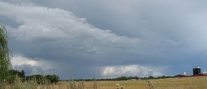 Regn och åska på Öland idag.