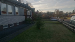 Så här såg det ut vid lunchtid idag.
