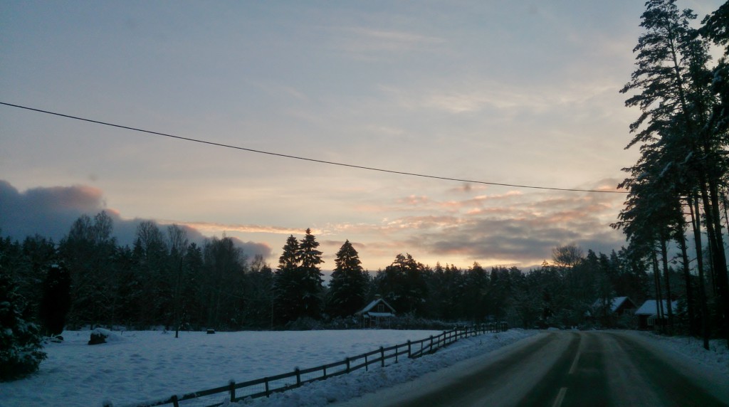 Fin morgon idag.