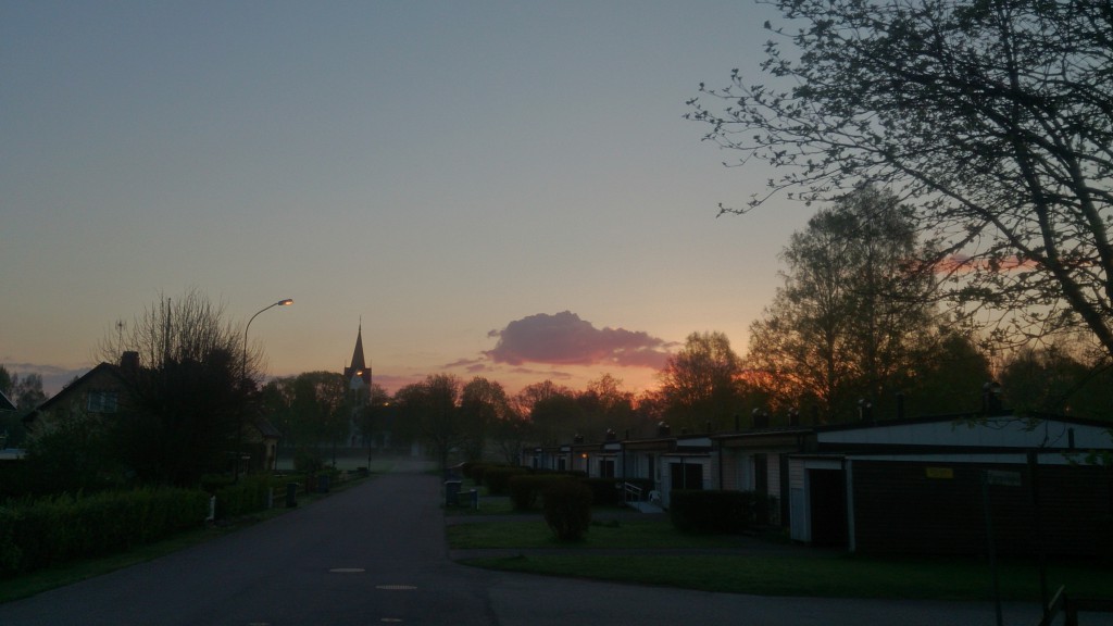 Kyrkogatan i morse