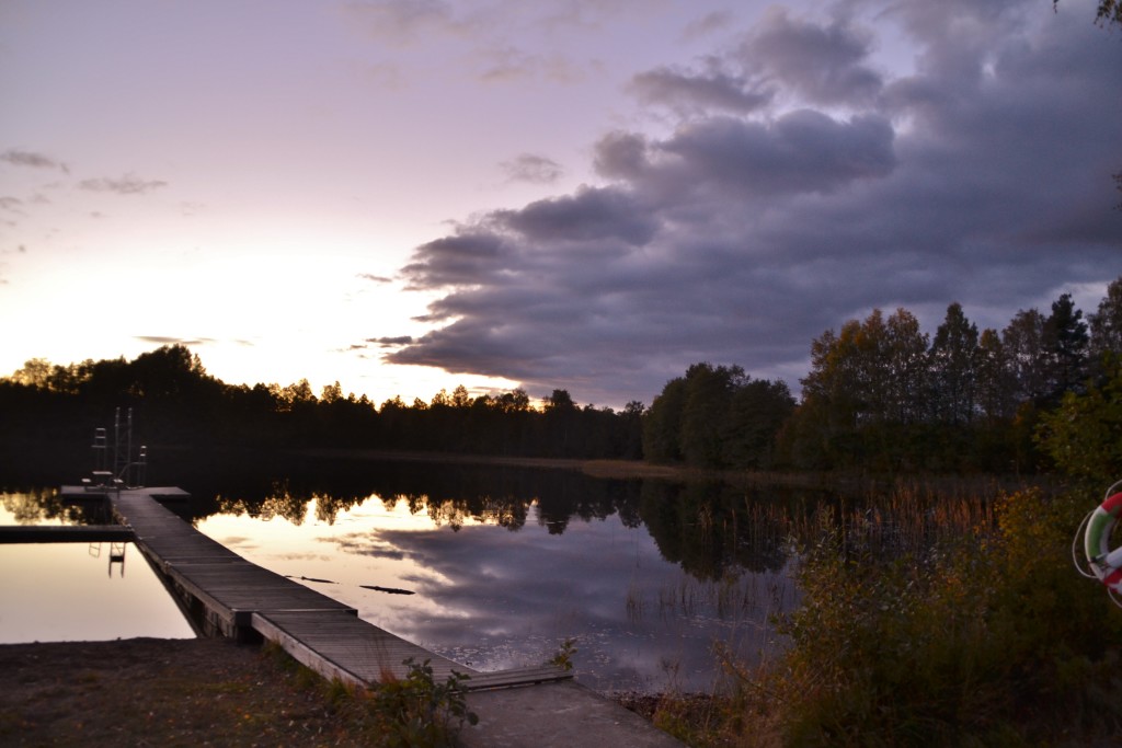 Vid Övrasjön ikväll.